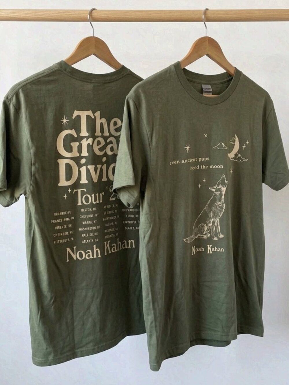 Noah Kahan Orbiter Great Divide Tour 2026 Concert T-Shirt Reprint